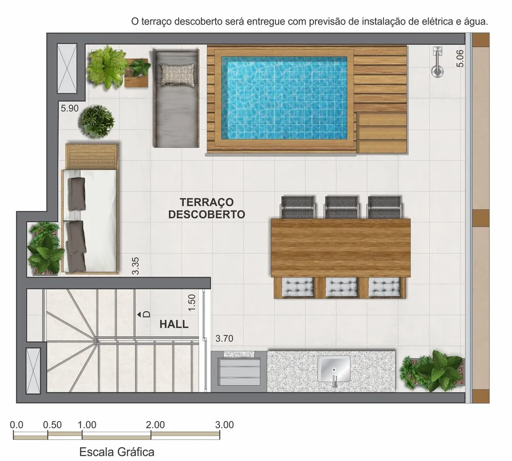 Cobertura, 1 quarto, 67 m² - Foto 73