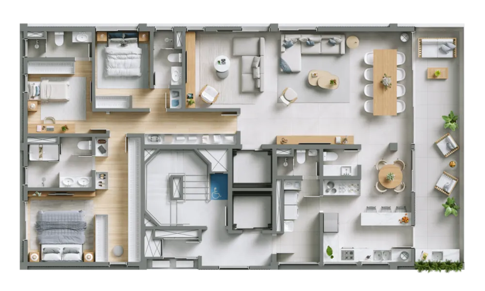 Apartamento, 4 quartos, 217 m² - Foto 3