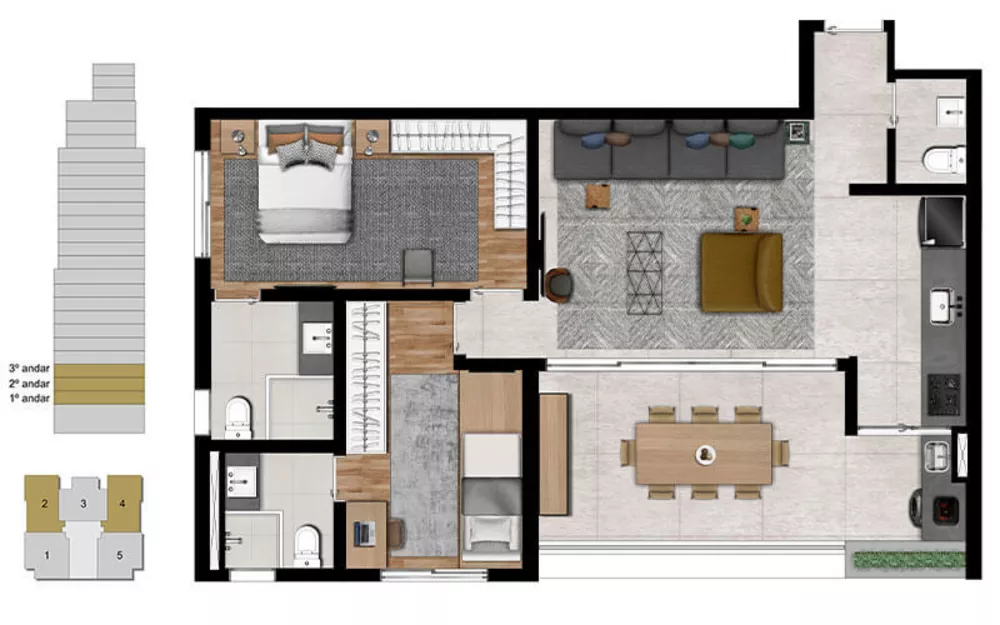 Apartamento, 3 quartos, 157 m² - Foto 19