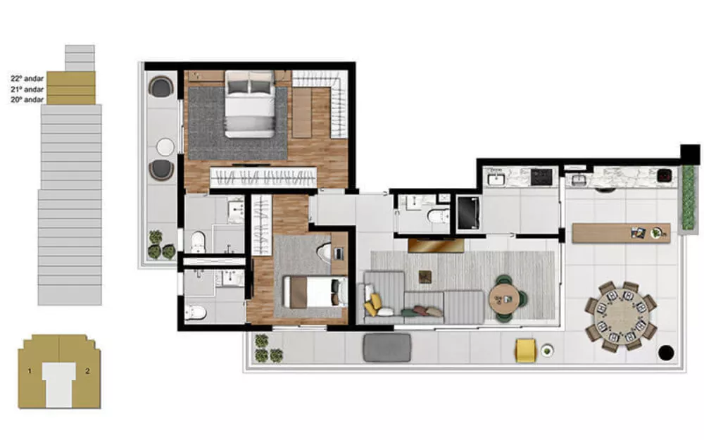 Apartamento, 3 quartos, 157 m² - Foto 9