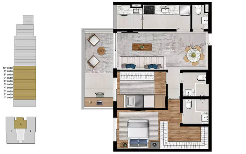 Apartamento, 3 quartos, 157 m² - Foto 23