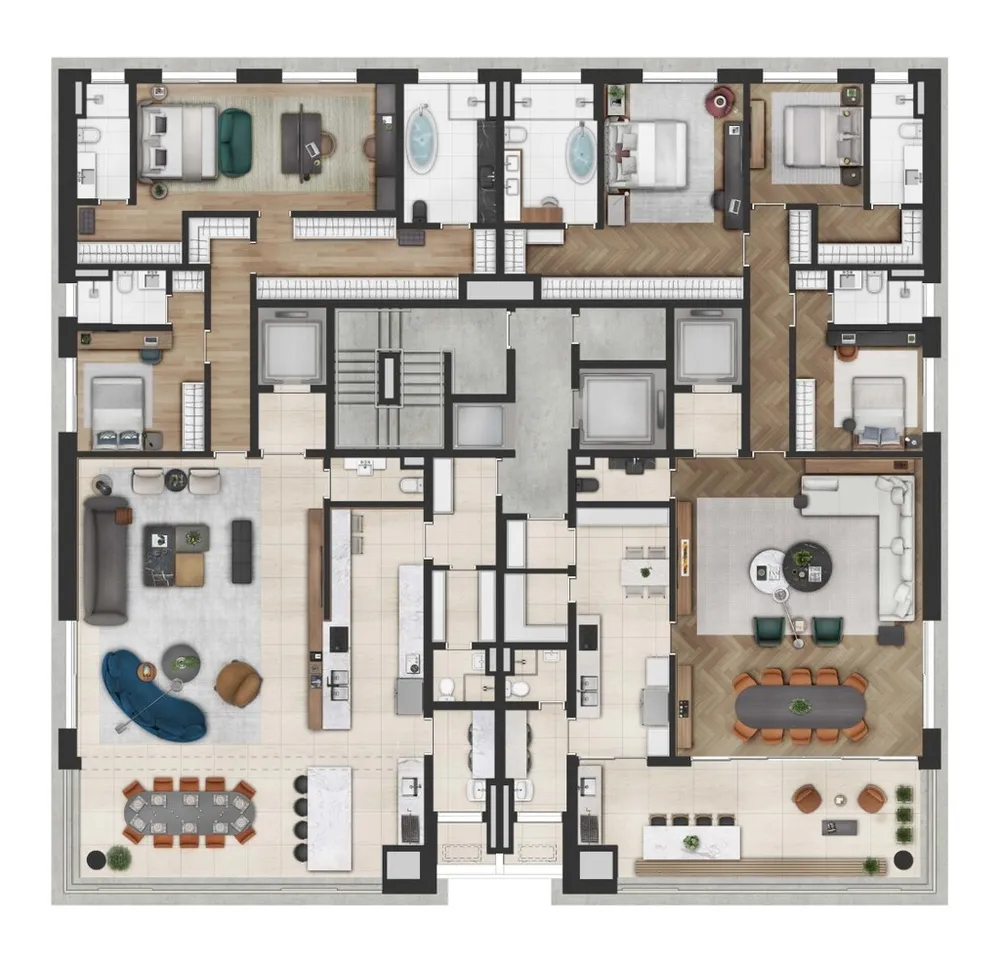 Apartamento, 3 quartos, 230 m² - Foto 7