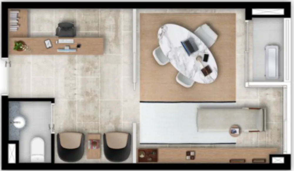 Sala-Conjunto, 34 m² - Foto 8