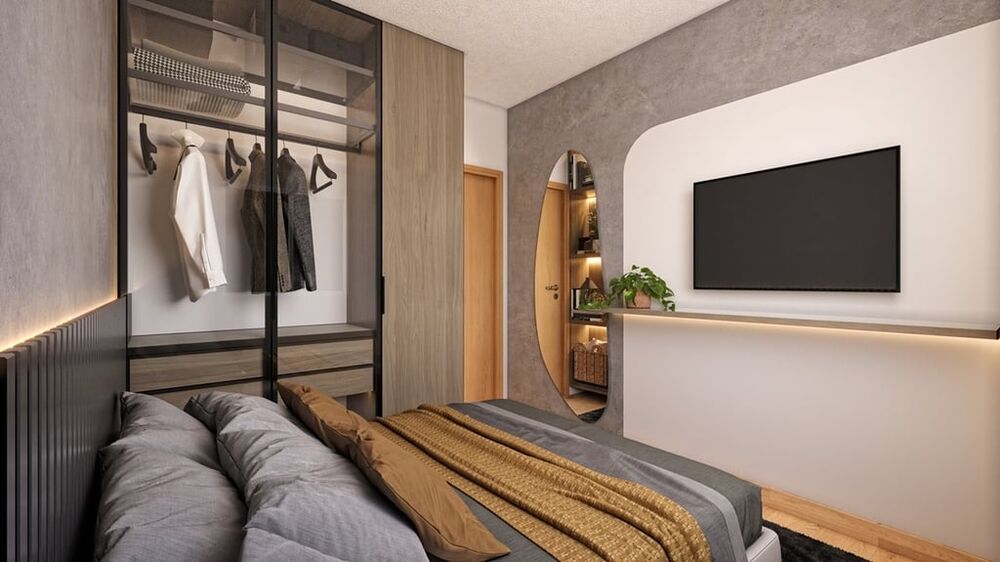 Apartamento, 2 quartos, 33 m² - Foto 2