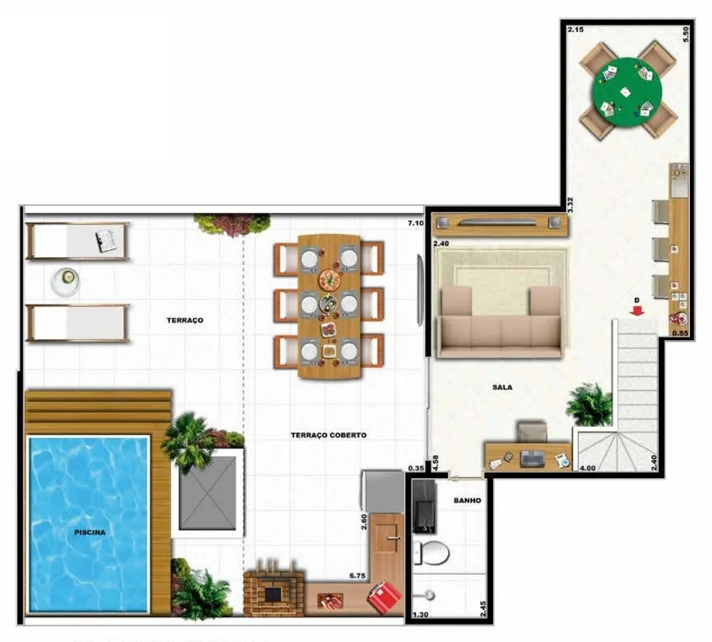 Cobertura, 2 quartos, 148 m² - Foto 27