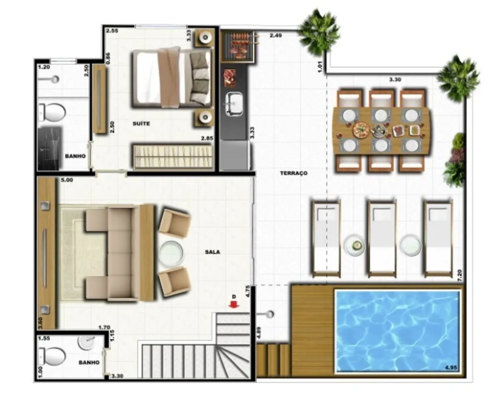 Apartamento, 2 quartos, 64 m² - Foto 39