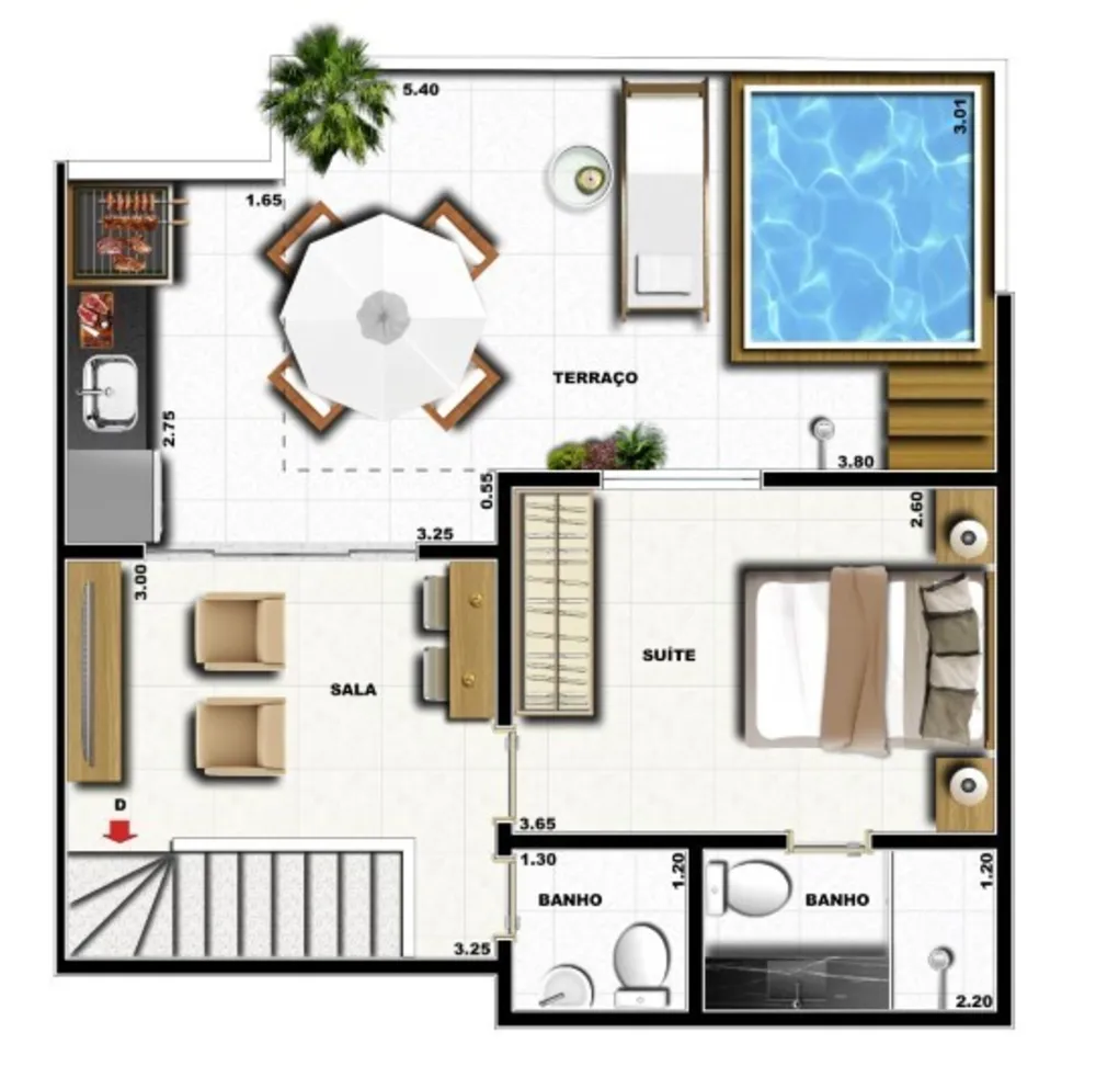 Apartamento, 2 quartos, 64 m² - Foto 27