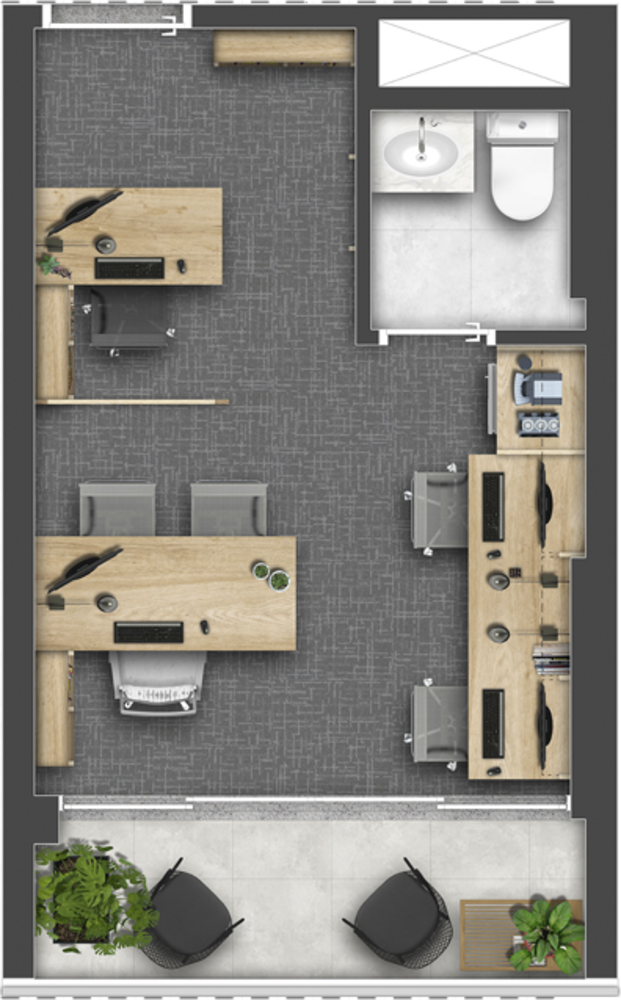 Sala-Conjunto, 21 m² - Foto 4