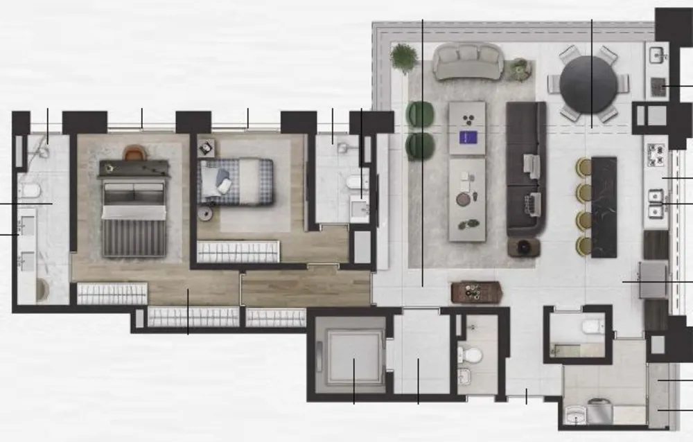 Cobertura, 3 quartos, 314 m² - Foto 6