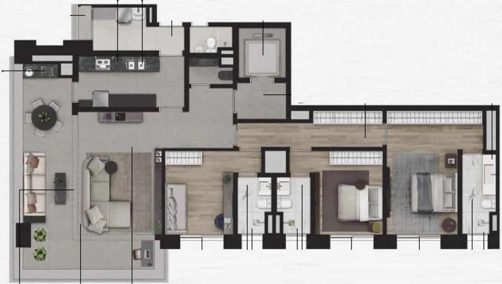 Cobertura, 3 quartos, 314 m² - Foto 8