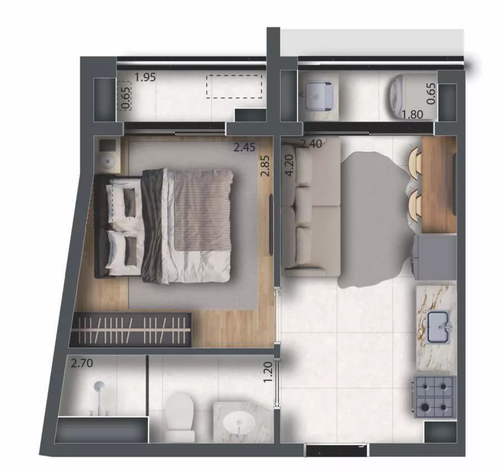 Apartamento, 1 quarto, 27 m² - Foto 24