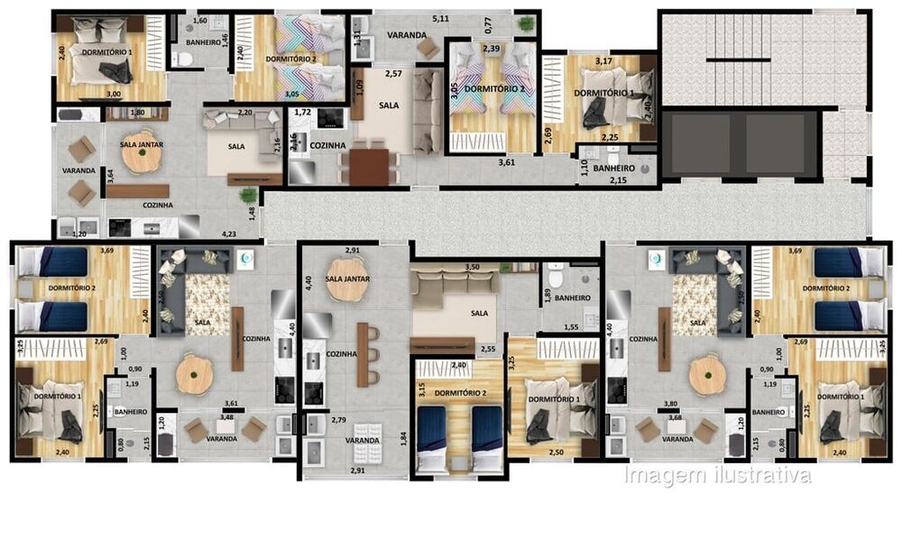 Apartamento, 2 quartos, 115 m² - Foto 13