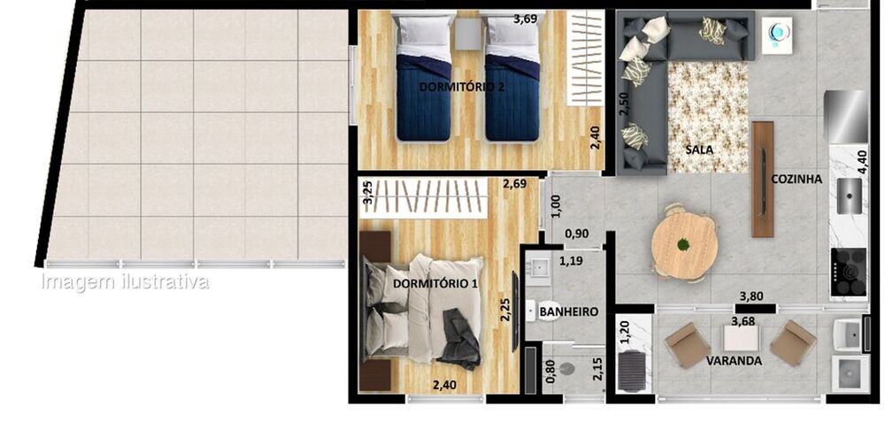 Apartamento, 2 quartos, 115 m² - Foto 16