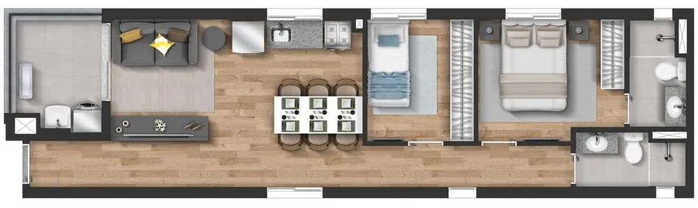 Apartamento, 1 quarto, 30 m² - Foto 12