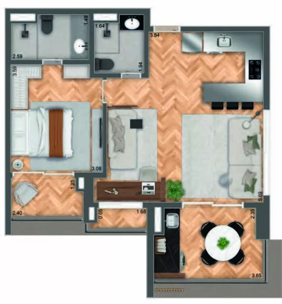 Apartamento, 3 quartos, 94 m² - Foto 16