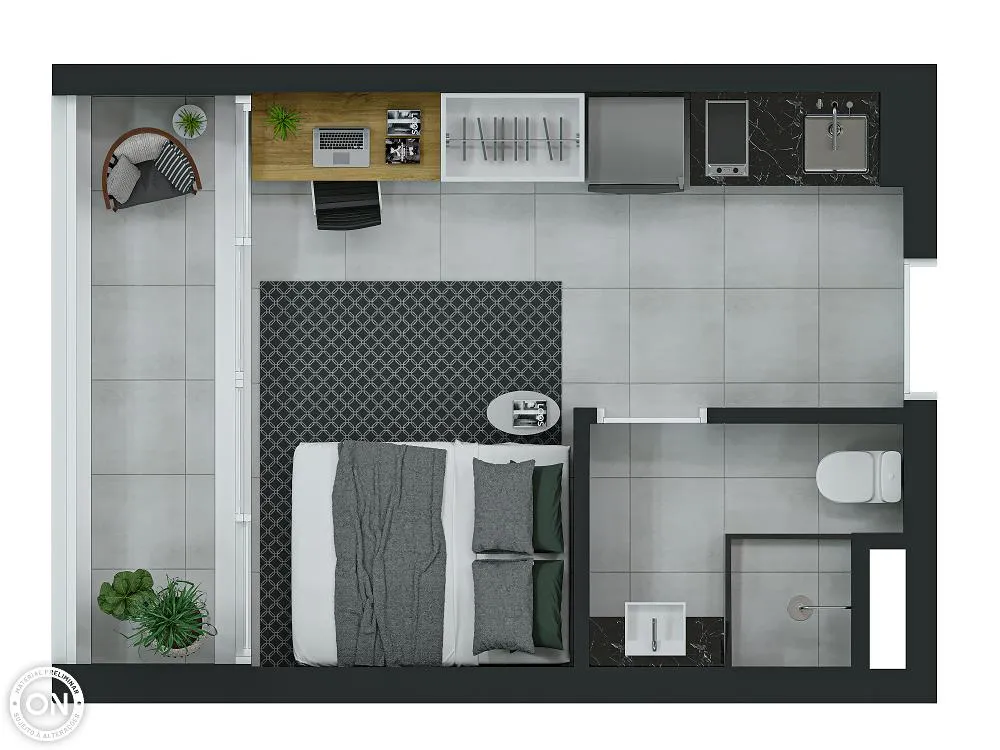 Apartamento, 1 quarto, 17 m² - Foto 5