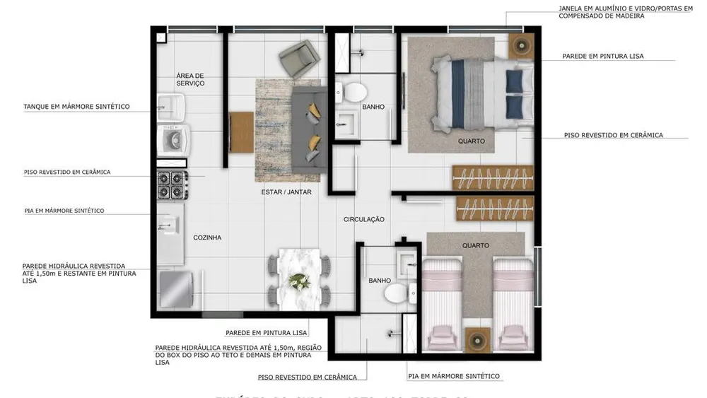 Apartamento, 1 quarto, 42 m² - Foto 28