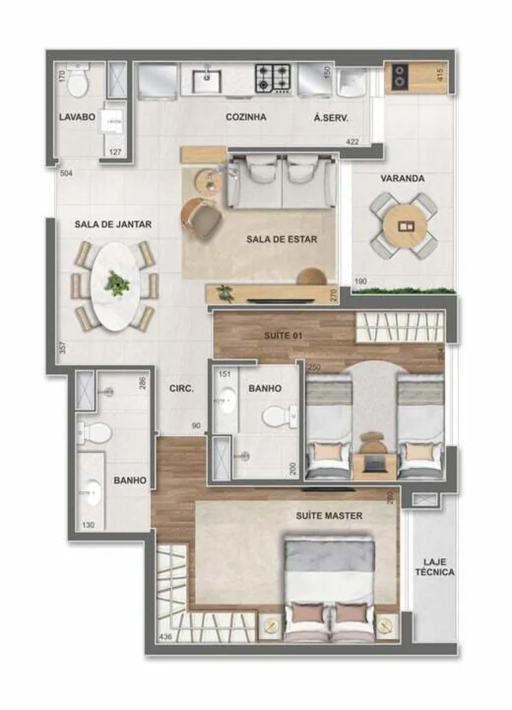 Cobertura, 3 quartos, 159 m² - Foto 67