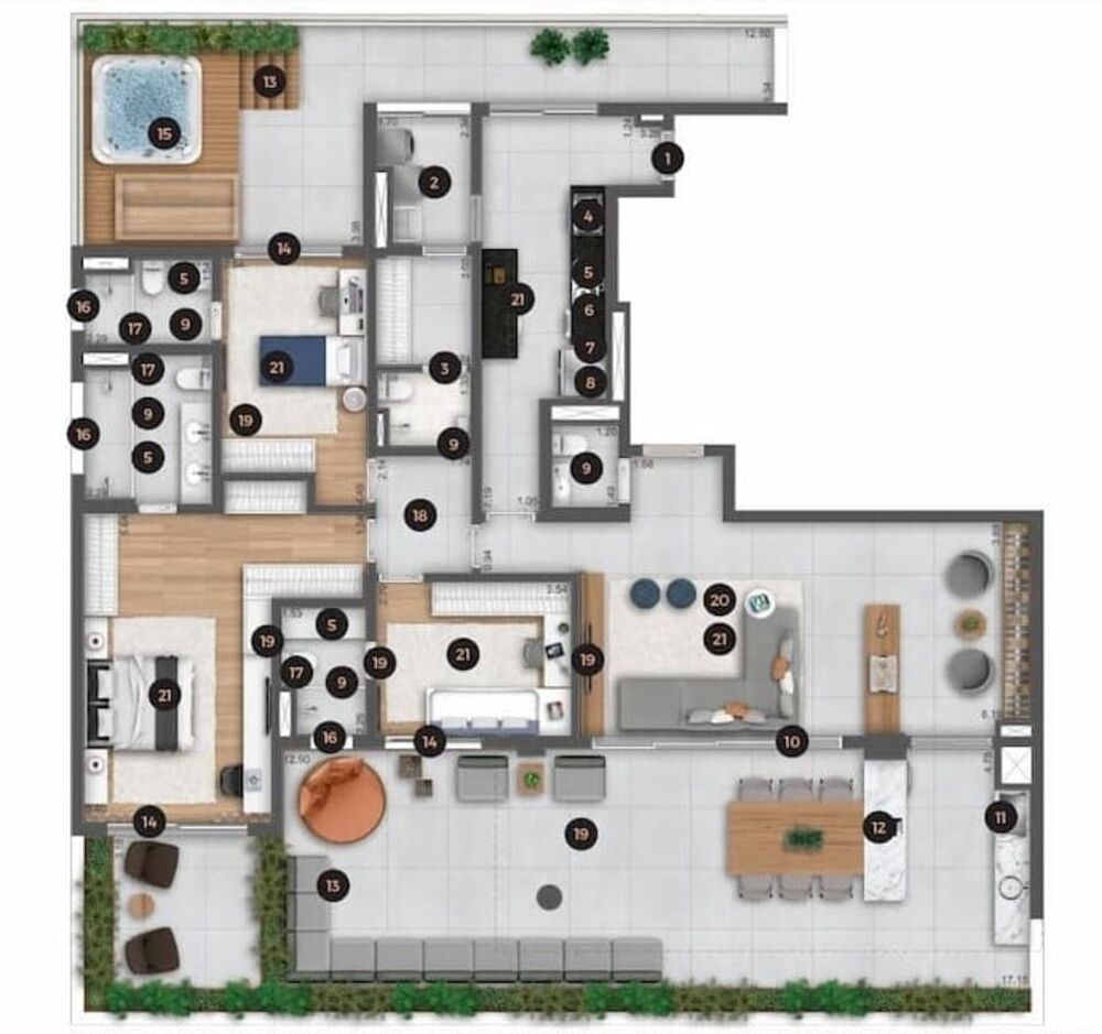 Apartamento, 4 quartos, 151 m² - Foto 14