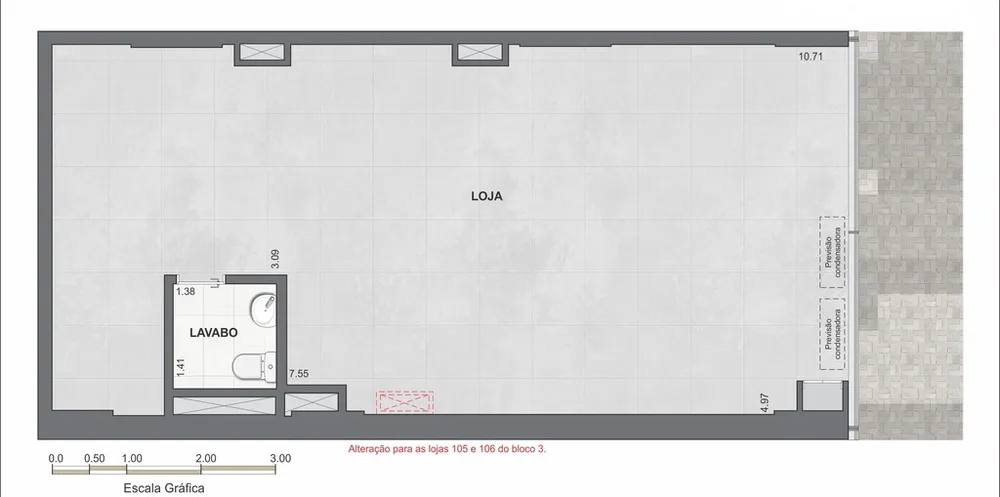 Loja-Salão, 34 m² - Foto 8