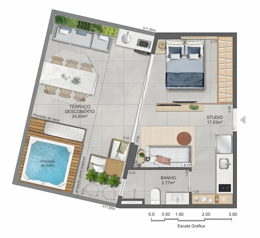 Apartamento, 1 quarto, 32 m² - Foto 26