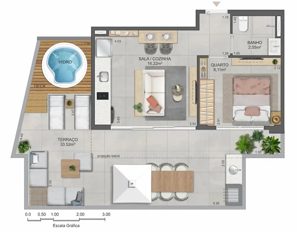 Apartamento, 1 quarto, 32 m² - Foto 28