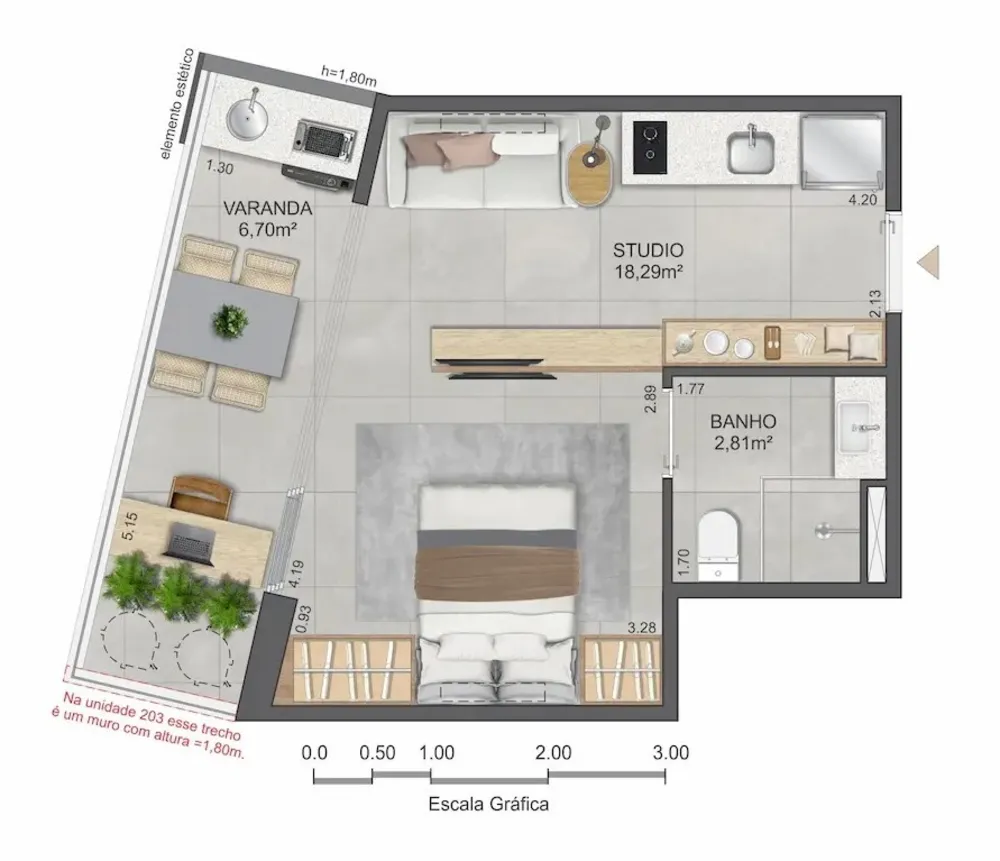 Apartamento, 1 quarto, 32 m² - Foto 20