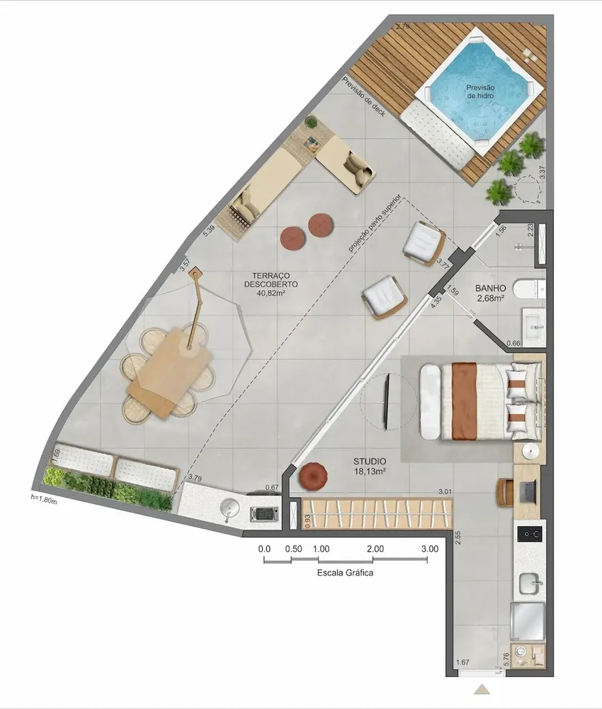 Apartamento, 1 quarto, 32 m² - Foto 29