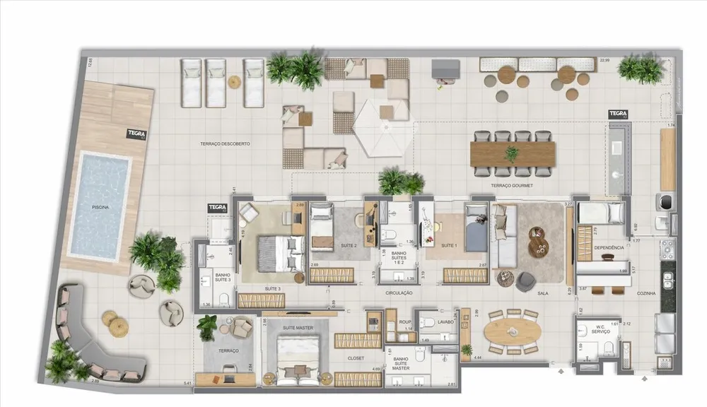Apartamento, 4 quartos, 170 m² - Foto 104