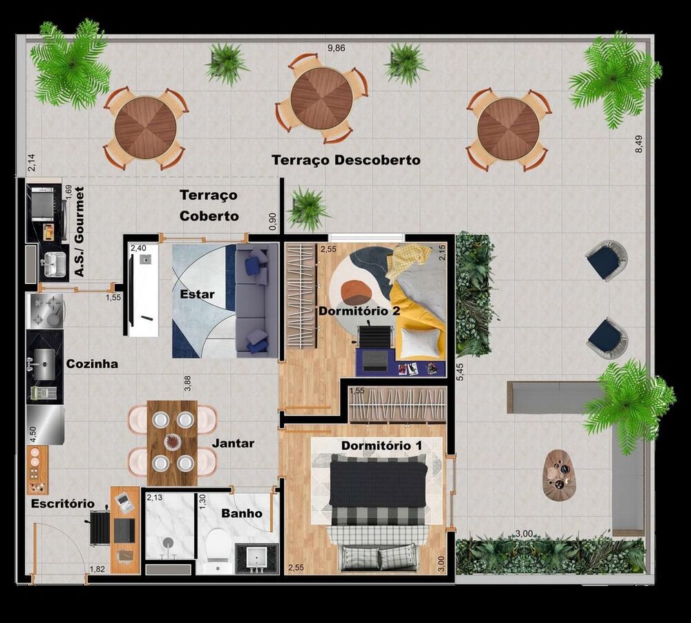 Apartamento à venda com 3 quartos, 80m² - Foto 20