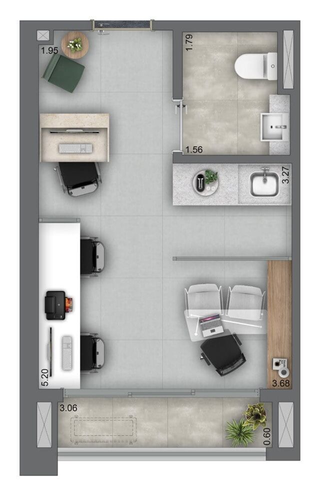 Sala-Conjunto, 33 m² - Foto 4