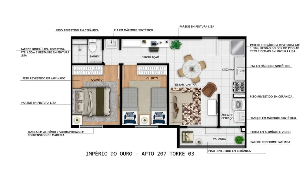 Apartamento, 1 quarto, 42 m² - Foto 17