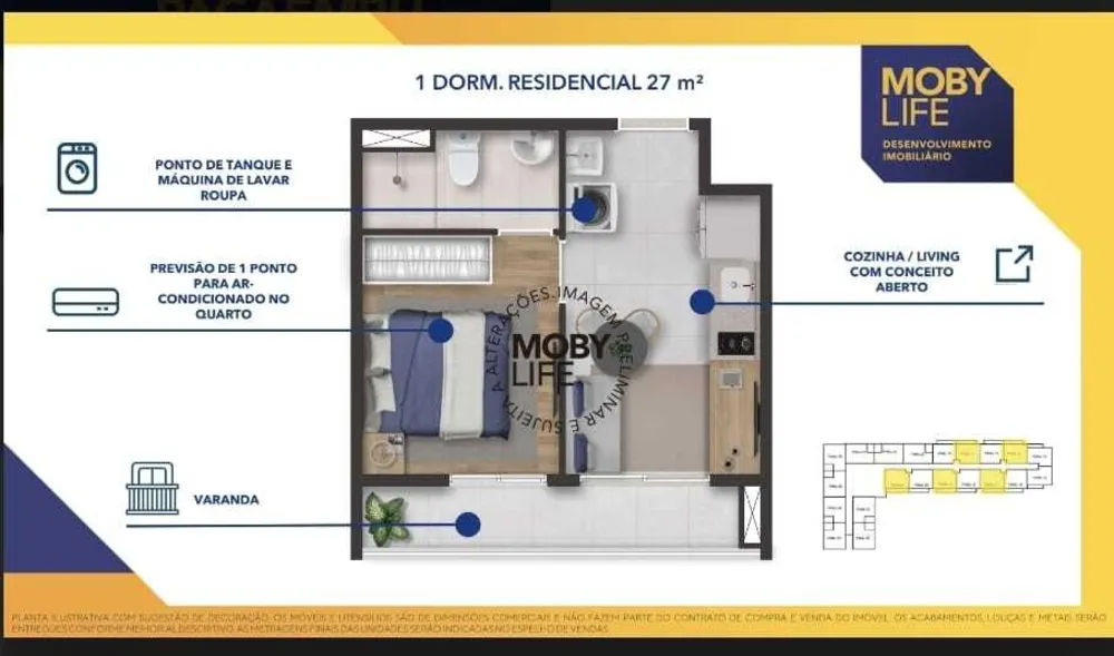 Apartamento, 2 quartos, 31 m² - Foto 7