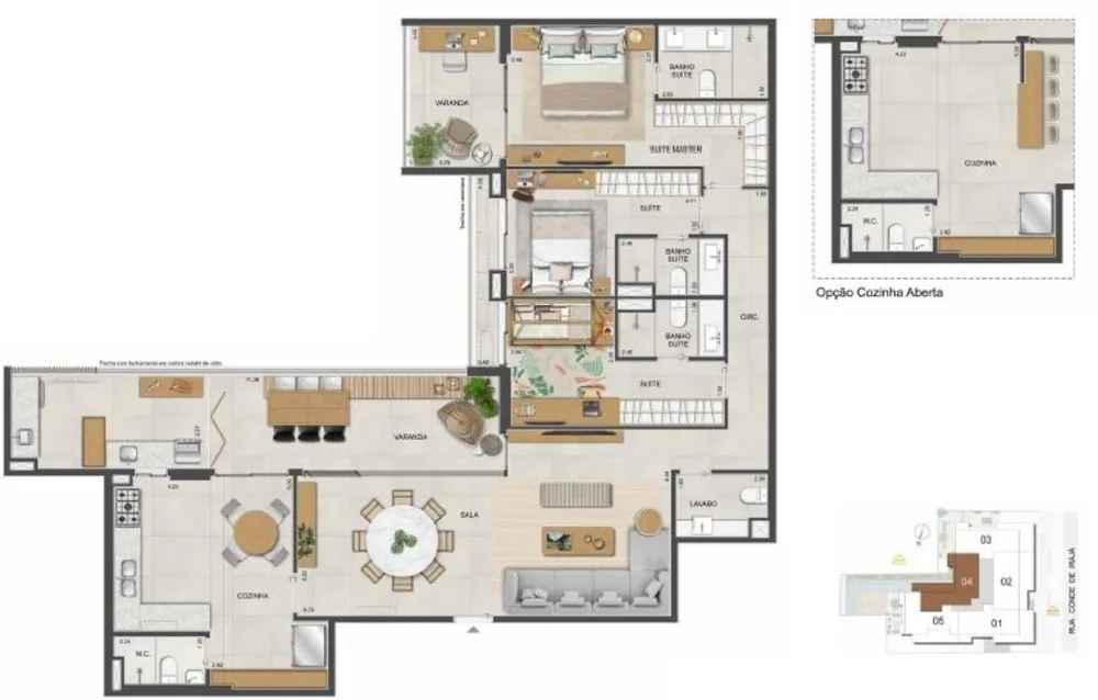Apartamento, 4 quartos, 166 m² - Foto 33