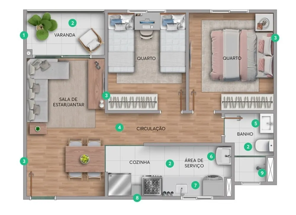 Apartamento, 1 quarto, 41 m² - Foto 15