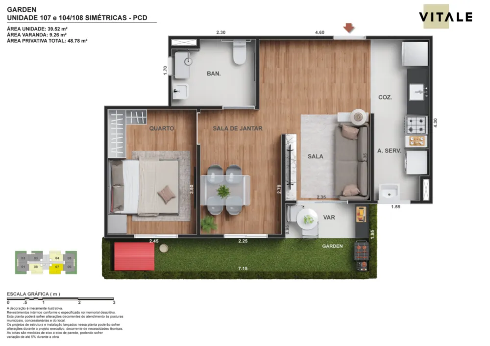 Apartamento, 2 quartos, 55 m² - Foto 10