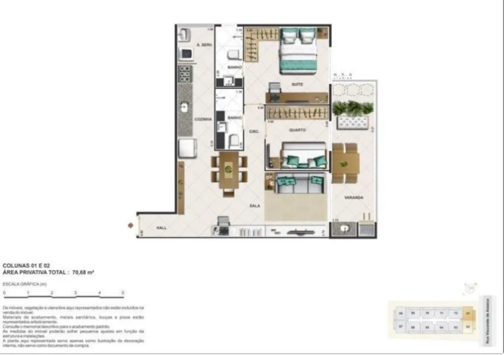 Apartamento, 2 quartos, 67 m² - Foto 33