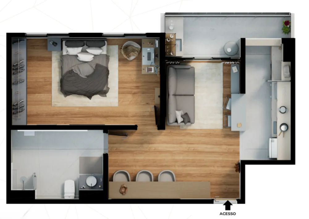 Apartamento, 3 quartos, 68 m² - Foto 43