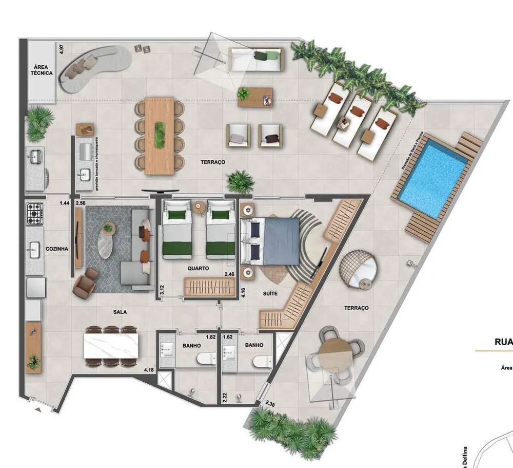 Cobertura, 3 quartos, 172 m² - Foto 30