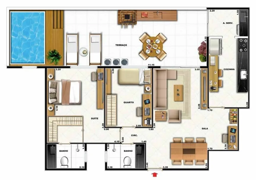 Apartamento, 2 quartos, 97 m² - Foto 21