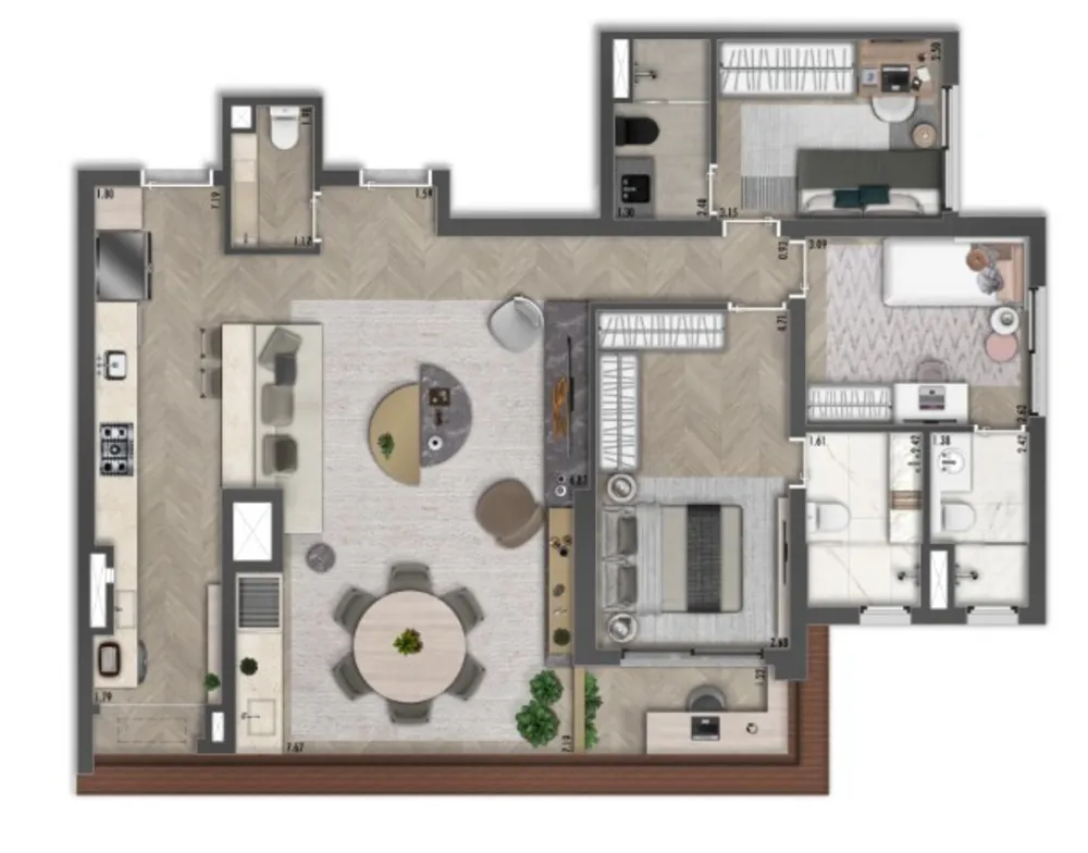 Apartamento, 3 quartos, 117 m² - Foto 4