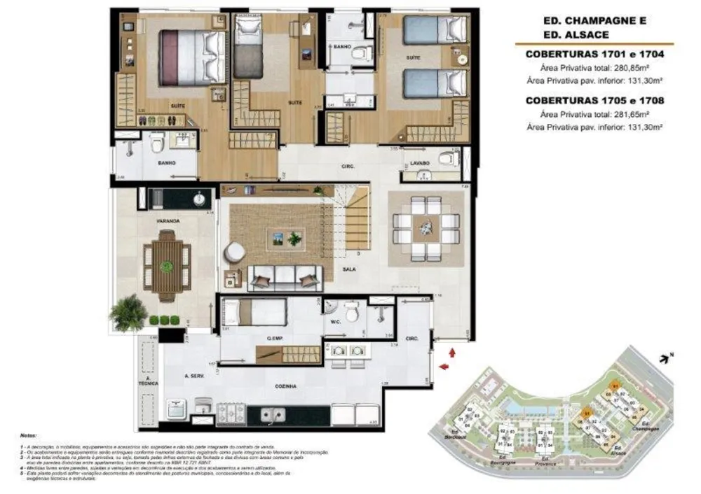 Apartamento, 3 quartos, 131 m² - Foto 21