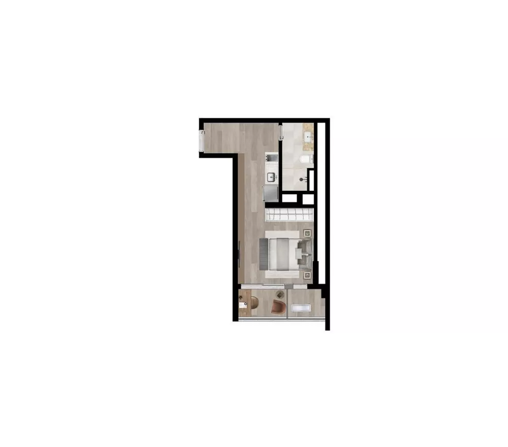 Apartamento, 1 quarto, 25 m² - Foto 8