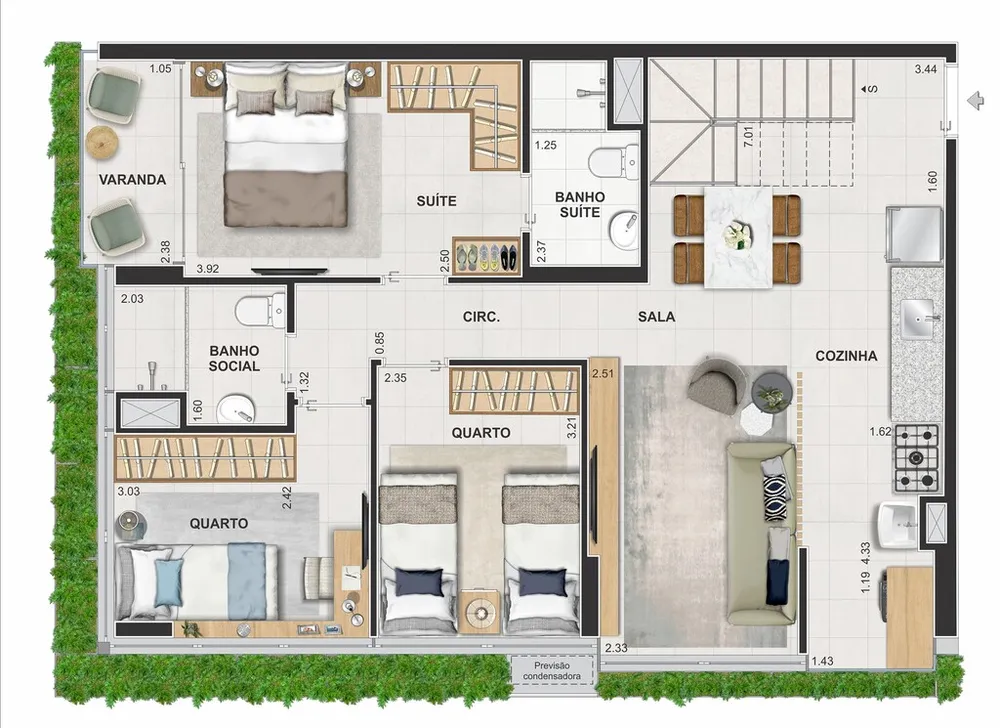Cobertura, 2 quartos, 118 m² - Foto 63