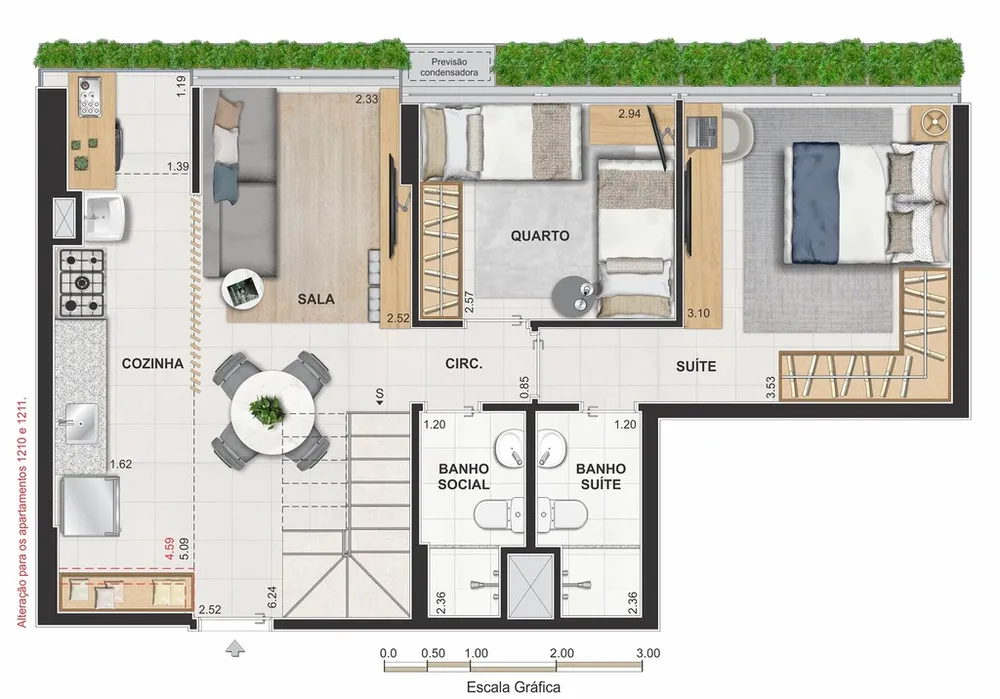 Cobertura, 2 quartos, 118 m² - Foto 60