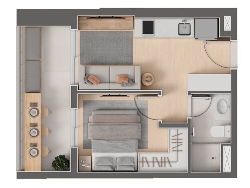 Apartamento, 3 quartos, 74 m² - Foto 19
