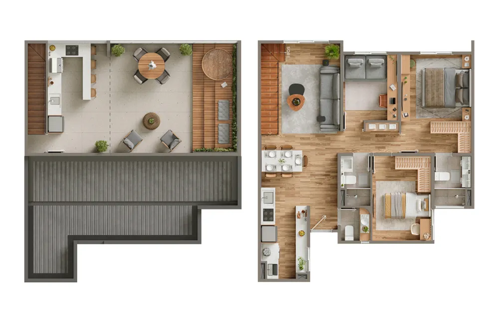Casa, 3 quartos - Foto 3