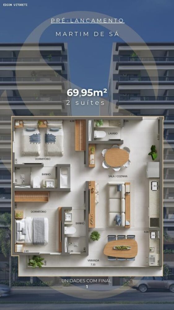 Apartamento, 1 quarto, 46 m² - Foto 12