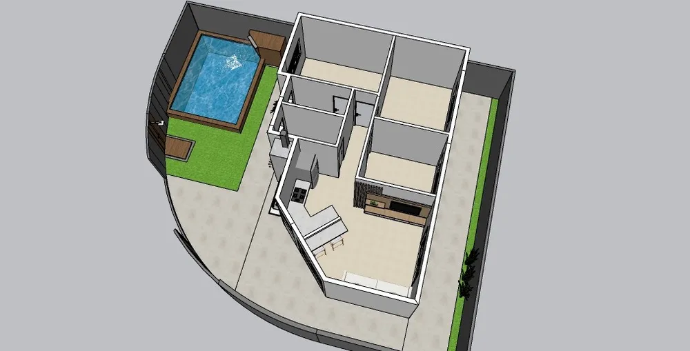 Casa, 3 quartos - Foto 2