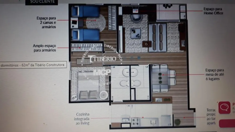 Apartamento, 3 quartos, 59 m² - Foto 15